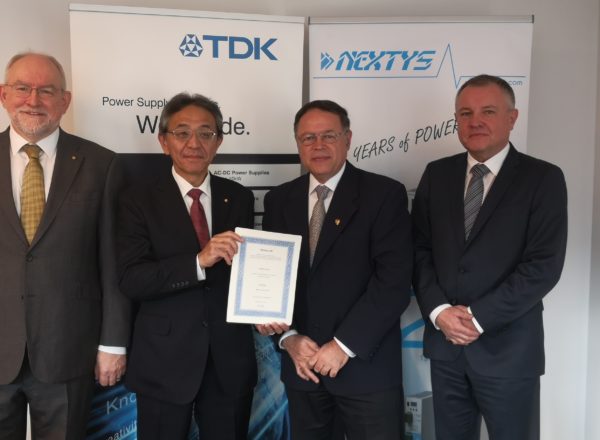 TDK-Lambda, controllata di TDK, acquisisce Nextys SA per ampliare la propria presenza sul mercato degli alimentatori a guida DIN
